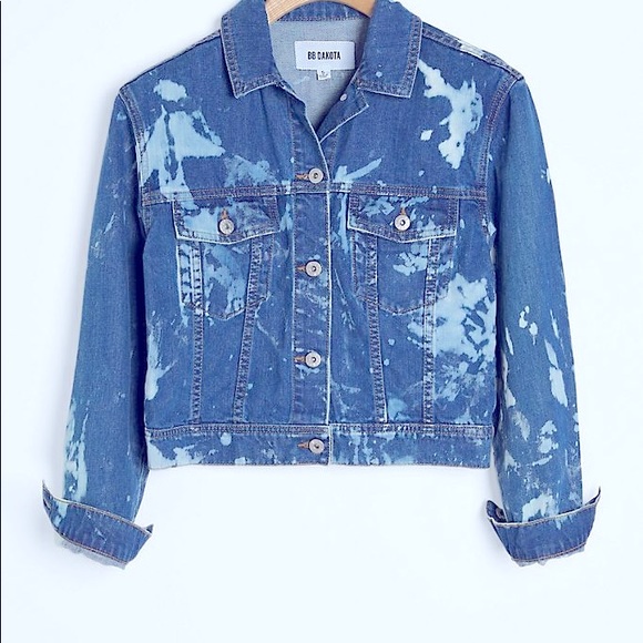 🆕{BB Dakota} Kane Light Acid Wash Denim Jacket - Picture 6 of 16